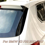 2 tk tagaklaasi k&uuml;lgspoileri tiib BMW X3 F25 2011-2017 ABS-i k&uuml;lgspoileri kleebisega trimmi jaoturi korpuse komplektid Gloss Black
