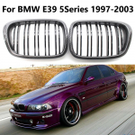 2TK eesmine keskosa mattmust laia neerukatte v&otilde;rev&otilde;re BMW E39 525 528 530 535 M5 1997 1998 1999 2000 2001 2002 jaoks Matte Black2