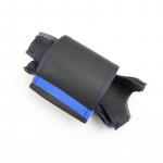 Black-blue line with blue strip Car Accessories Steering Wheel Microfiber Leather Cover Trim For Volvo S60 V60 XC60 XC90 S90 V90 blue strip-blue line