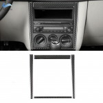 VW Golf 4 Jetta Bora MK4 R32 GTI 1999-2004 jaoks S&uuml;sinikkiust Keskkonsooli kliimaseadme raadio paneeli raami kate Kaitsekatte liist