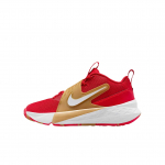 Nike Team Hustle D 12 GS &Uuml;likoolipunased Laste tossud Metallik-Kuldne Ere-Punane Valge HF6279-603 37.5