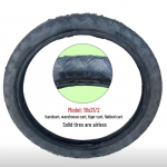 Tugevast terasveljest riksa rehv 18X2 - Paks t&auml;ispuhutav kahek&auml;ru ratas