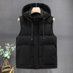 Vest Meestele Talvine Puuvillane Vest Suur Suurus Vest Trend Paksenenud Soe ja K&uuml;lma Jakk 5XL
