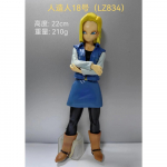 22CM Anime Dragon Ball Super Android nr.17 Kuju 18 Dragon Ball EX &Otilde;uduste Meister Mudel M&auml;nguasi Kingitus Tegevuskuju With box