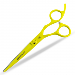Kollane V&auml;rv 6,0 tolli Neptuuni Juuksek&auml;&auml;rid, Juuksek&auml;&auml;rid, Hamba-k&auml;&auml;rid, &Otilde;hukesed 6.0inch flat scissors cdm