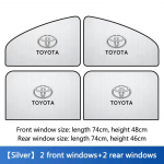 Uue auto k&uuml;ljeakna p&auml;ikesesirm, kardin, p&auml;ikesekaitse, l&auml;bipaistmatud lisatarvikud Toyota Chr, Rav4, Yaris, Prius, Avensis, Corolla, Camry, Auris jaoks
