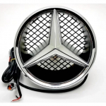 Auto esiv&otilde;re valgustatud t&auml;he embleem LED valgustusega logo valge sinine punane valgus Mercedes Benz W205 C E R ML GL GLA CLA CLS 2013-2016 jaoks Glowing red