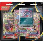 Blister de 3 boosters - POKEMON - M&eacute;ga-&Eacute;volution &ndash; Flammes Fantasmagoriques - 1 carte promo brillante - Couleur bleu - D&egrave;s 3 ans sinine