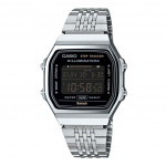 Renoveeritud Casio Vintage Digitaalne Nutitelefoni Lingiga Roostevabast Terasest Kvarts ABL-100WE-1B Unisex Kell