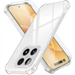 Coque Antichoc pour Xiaomi 17, Silicone Slim Coins Renforc&eacute;s Transparent - 2 Verres Tremp&eacute;s