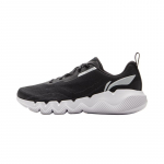 Li Ning Cushioning Slip Resistant Low top Casual Running Shoes Men's Black AGCV283-1 43