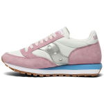 Saucony Jazz 81 Lace Up Cushioning Slip Resistant Abrasion Resistant Low top Casual Shoes Women's Pink Blue S60539-17(M) 36