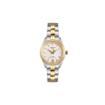 TISSOT PR100 Kollektsioon Mehaaniline mehhanism 100m Veekindlus Naiste k&auml;ekell 33mm Valge sihverplaat T101.207.22.031.00 White Dial