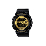 CASIO Meeste Must Kell GD-100GB-1DR GD-100GB-1DR Black Gold Watch Dial