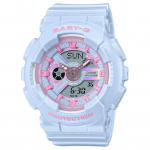 CASIO BABY G Kollektsioon Kvartsmehhanism Vaikrihmaga K&auml;ekell Naiste K&auml;ekell Sinine Tihvt BA-110FH-2APR BA-110FH-2APR