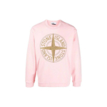 Stone Island Ss23 &Uuml;hev&auml;rviline Eesmise Mustriga Tikitud Huppar Meeste Huppar Roosa 781565484-V0080 S