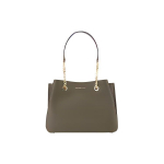 Michael Kors Teagen Logo Kett Suure Mahutavusega &Uuml;hev&auml;rviline T&ouml;&ouml;le Sobiv Nahast &Otilde;lakott Naiste kotid Roheline 35S0GXZS7L-DUFFLE Basic Set (Bag+Dust Bag)