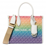Michael Kors MK Mirella kaetud l&otilde;uendist kott naistele kott kuldne vikerkaar 35S5G7ZC1I-RAINBOW Basic Set (Bag)
