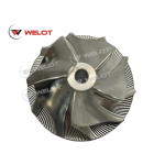 VL38 MFS billet turbo compressor wheel RHF3 Fiat Grande Punto 1.4 T-Jet 16V Abarth gray