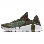Nike Free Metcon 4 Meeste Treeningjalatsid Cargo Khaki White Sequoia Safety Orange CT3886-301 EU&nbsp;44.5