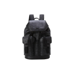 MCM Brandenburg Monogrammiga Tr&uuml;kitud Klapiga T&otilde;mblukuga Nahast Seljakott Keskmine Meeste seljakott Must MMKCSBG02BK001 Basic Set (Bag+Dust Bag)