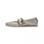 Onitsuka Tiger MEXICO 66 TGRS Fabric Mary Jane Shoes Women's Gray 1182A705-020 39
