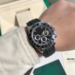 La Jiaditongna Roheline Kuld Daytona Universum Automaatne Meeste Kronograafkell, Suur Tihikulaud.