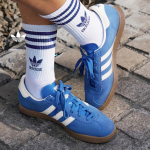 Adidas T-peaga kingad - STADT Klassikalised Stiilsed Madalad Sporditossud - Adidas Kolmeleheline Ristik JR9555 35.5 sinine