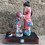 Figuarts ZERO Demon Slayeri kuju Koyuki Akaza Hakuji Anime PVC tegevusmudel M&auml;nguasi Kimetsu no Yaiba Kuju Kollektsioonimudel Nukk With Box