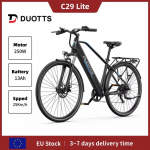DUOTTS C29 Lite Elektrijalgratas 250W EL-i n&otilde;uetele vastav 36V 13Ah Pikk s&otilde;iduulatus 27,5 700C*42C Kitsad rehvid Linna-t&ouml;&ouml;s&otilde;iduks
