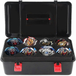Migaveni lahingutipud T&uuml;hjad karbid Beyblade karbid Beyblade karbid Lps kujukesed--kaasaskantav vastupidav plastikust hoiustav kandekarp karpkorraldaja Beyblade Burst'i jaoks