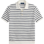 Polo Ralph Lauren Puuvillane triibulise disainiga l&uuml;hikeste varrukatega polos&auml;rk Meeste pealisr&otilde;ivad 710B13894-003 L white