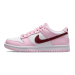 Nike Dunk Low GS Pink Foam Laste tossud Roosa-Vaht tumepruun Valge CW1590-601 39 white