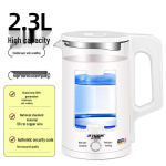 2,3L k&otilde;rge boorsilikaatklaasist elektriline veekeetja automaatse v&auml;ljal&uuml;lituse ja soojashoidmise funktsiooniga 2.3L Glass Kettle