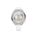 Swarovski Kell Kvartsliikumine Nahkrihm Valge sihverplaat Naiste kellad 5158548 White Strap