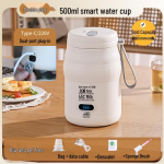 Multifunktsionaalne kaasaskantav elektriline k&uuml;ttekapp - 316 Mini termospudel ja piimasoojendaja 304 Stainless Steel white