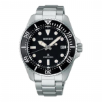 SEIKO 200 meetrit veekindel p&auml;ikeseenergia kvarts terasrihm 41mm meeste k&auml;ekell must sihver SNE597P1 must