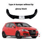 Auto esipamperi lipspoiler VW Golf 5 MK5 GTI Jetta MK5 GLI 2003-2009 jaoks Difuusori splitter kerekomplekt Alumine pamperikaitse
