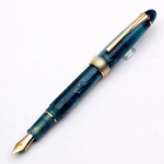 Kaigelu 356 Vaik Fountain Pen kuldse klipsiga EF/F/M tinditeraga ilus 5 v&auml;rvi Kirjutamiskingitus tindipliiats kontorisse, &auml;risse, koju (Blue,F) sinine