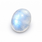 2,40 ct naturaalne SERTIFITSEERITUD valge ovaalne kuju vapustav kuukivi lahtine v&auml;&auml;riskivi 11.7 mm approx valge