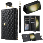 Nahast Crossbody &uuml;mbris Samsung Galaxy S26 + S24 S25 Ultra S23 FE S22 S21 S20 Plus Note 20 10 jaoks, kaelapael, kaarditasku, kaitsekaas For Galaxy S25 must