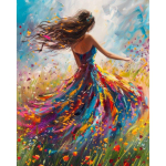 GATYZTORY 40x50cm Maalimine numbrite j&auml;rgi DIY V&auml;rvikomplekt Pilt Joonistamine T&uuml;drukute Maalimine Numbritega T&auml;iskasvanutele Dekoratiivsed Maalid 40x50cm No Frame helehall v&auml;rv