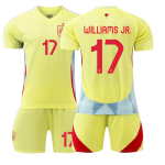 2024 Euroopa meistriv&otilde;istlused Hispaania s&auml;rk v&otilde;&otilde;rsil 7 Morata Nr. 17 Williams 19 Yamal jalgpallis&auml;rgi komplekt 26# beige
