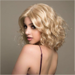Golden Short Wave Bob Wigs Naiste &otilde;lgadeni juuksed Blondid s&uuml;nteetilised juuksed parukas