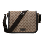 GUCCI GG Supreme L&otilde;uend Suur Crossbody Kott Messengeri Kott Meeste Pruun Basic Set (Bag + Dustproof Bag)