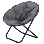 Telkimistool Kokkupandav Telkimistool Seljatoega, Kokkupandav Tool kuni 120kg, Polsterdatud Kuutool Eriti Lai, Kokkupandav Tool V&auml;listool Aeda 80 x 80 x 75 cm hall