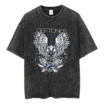 Deftones Band - Diamond Eyes muusikaalbumi kaanekujundusega T-s&auml;rk, metal-roki riided, puuvillased vintage-l&uuml;hikeste varrukatega t-s&auml;rgid meestele, pluss-suuruses topid L mitmev&auml;rviline