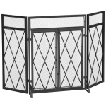 S&auml;demekaitse v&otilde;rk S&auml;demekaitse, Kokkupandav, 3-osaline, 120 cm x 79 cm, Must must