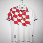 Horvaatia rahvuskoondis Retro 1998 Ruuduline Jalgpallis&auml;rk Mehed Naised L&uuml;hikeste varrukatega Jalgpallis&auml;rk Vabaaja T&auml;navar&otilde;ivad XL