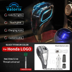 Auto Universaalne Automaatne LED Kristall K&auml;epidemed Manuaalk&auml;igukasti K&auml;igukangi Nupp K&auml;igukangi Varras Pea Toyota Honda Nissani Hyundai jaoks blue